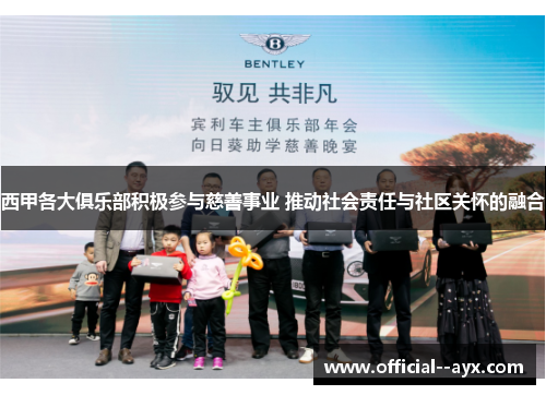 西甲各大俱乐部积极参与慈善事业 推动社会责任与社区关怀的融合 西甲各大俱乐部积极参与慈善事业 推动社会责任与社区关怀的融合