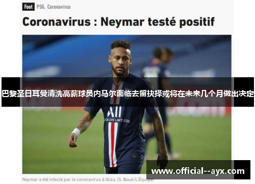 巴黎圣日耳曼清洗高薪球员内马尔面临去留抉择或将在未来几个月做出决定