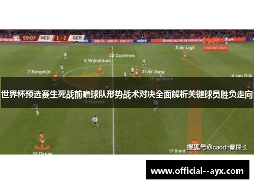 世界杯预选赛生死战前瞻球队形势战术对决全面解析关键球员胜负走向